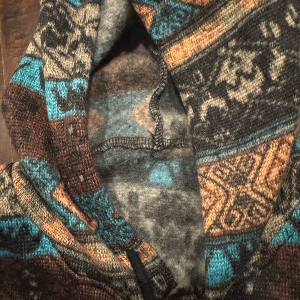 Patterned Hoodie - Picture 2 of 2